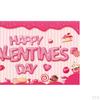 Garden Flag Decor Printed Romantic Holiday Banner Anniversary Valentines Day Party