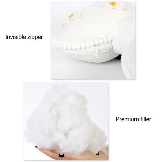 Pretty Headrest Pillow Adorable Solid Color Perfect Decor