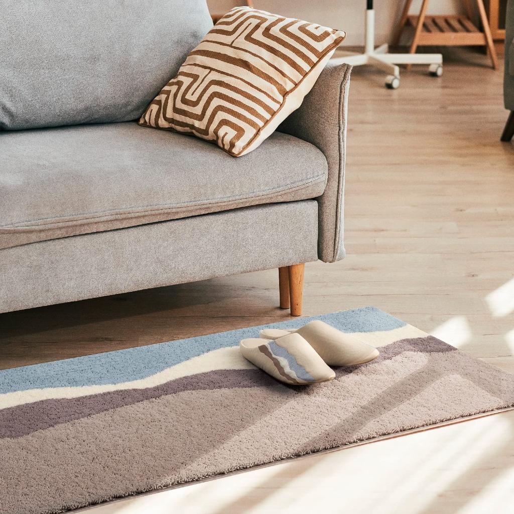 Senko Kimberly Entrance Interior 45 X 70 Modern Made In Odor Product Number 27855 M+home Mat, Mat, Approx. Cm, Beige, Design, Japan, Antibacterial,