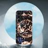 Landscape Winter Light Luxury Black Phone Case For Samsung Galaxy S23 S24 S25 Ultra S22 Plus S21