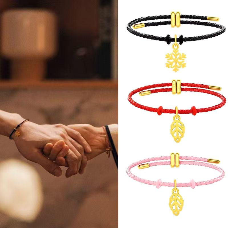Tv Series The First Frost Sang Yan Wen Yifan Cosplay Bracelet Adult Unisex Woven Couple Hand Chain Gift Jewelry Accessories