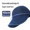 Bucket Summer Denim Hat Unisex With Face Covering Large Head Fit Sun Protection