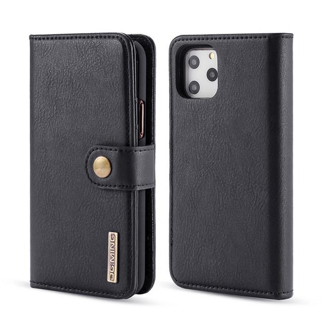 Magnetic 2 In 1 Removable Wallet Flip Case For iPhone15 14 Plus 12 11 13 Pro MAX XR XS Case Luxury Detachable Leather Back Cover