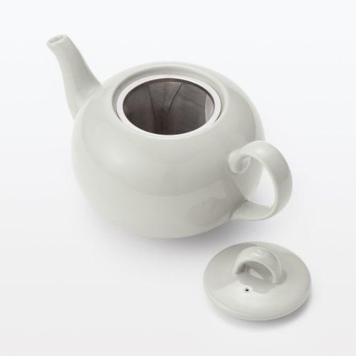 MUJI MUJI Everyday Teapot Gray Beige 700mL with Strainer 83444389