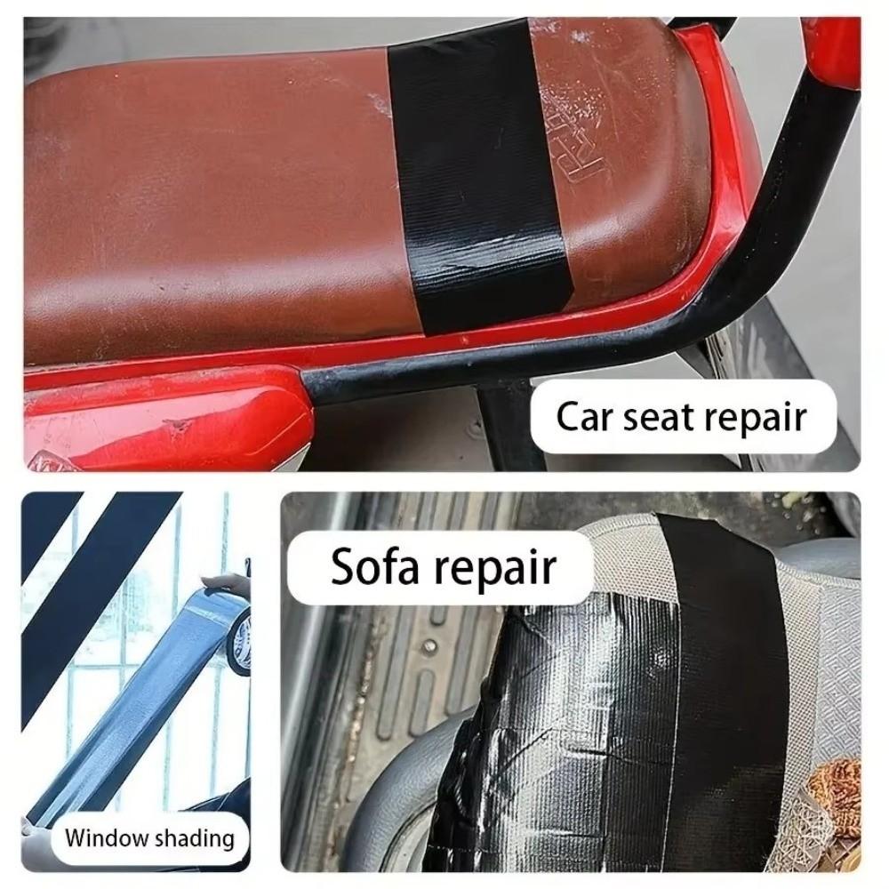 Black Leather Wear-resistant Repair Tapes Seat Patch Strips For Cushion Leather Seat Repair