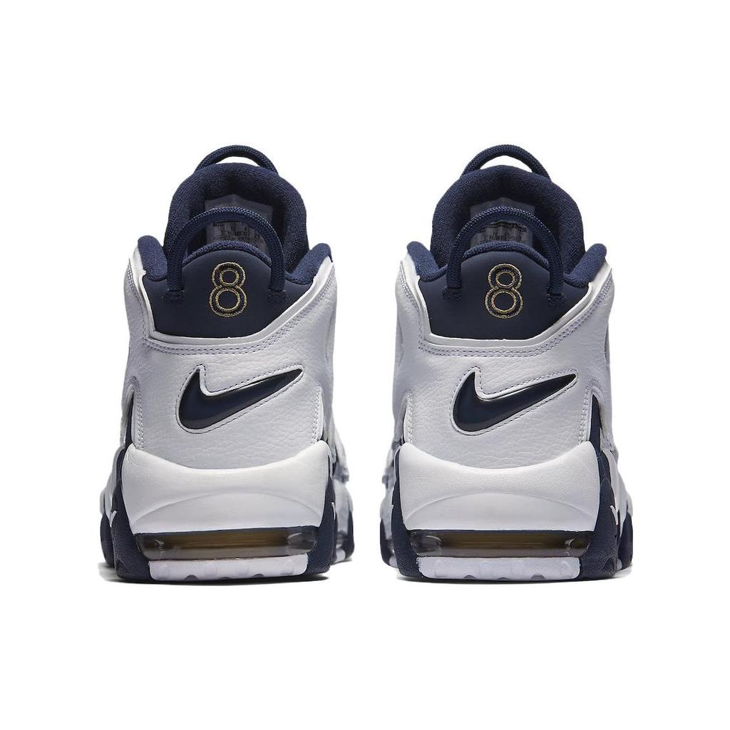 Nike Air More Uptempo 96 Olympic 2024 Men Sneakers Blue White Midnight-Navy FQ8182-100