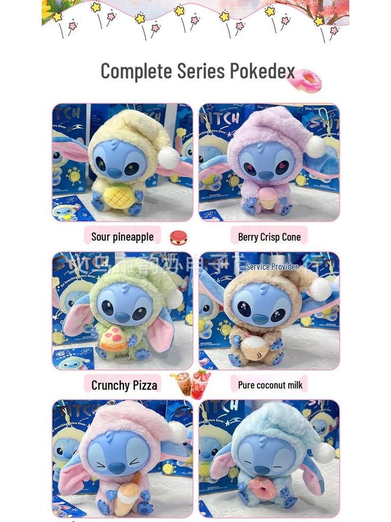 Sleepy Stitch Plush Doll - Trendy Toy Blind Box Cross-Border New Product
