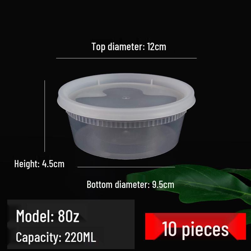 Microwaveable Plastic Soup Bowl & Sealed Storage Container