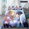 3D Print Fashion Anime Sword Art Online Bedding Set Boys Girls Twin Queen Full Size Duvet Cover Pillowcase Bed Adult Bedroom