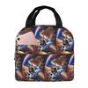 Goldrake Goldorak Anime Mazinger Z UFO Robot Grendizer Insulated Lunch Bag for Women Portable Food Boxes Thermal Lunch Box Tote