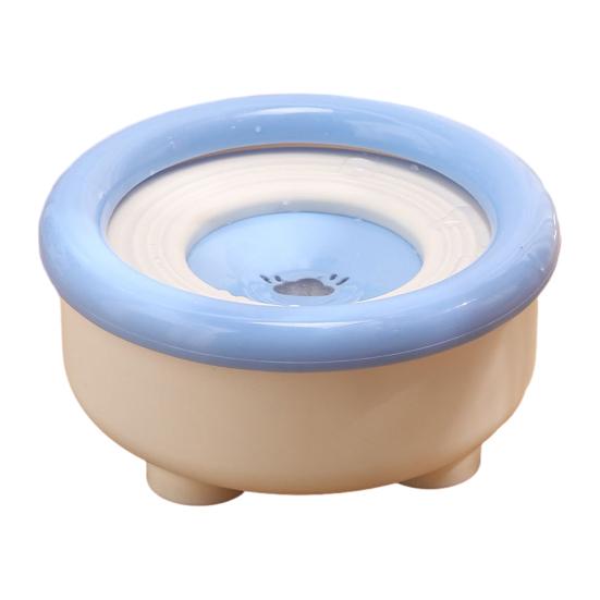 

Непроливающаяся миска для воды для собак 1,5 л, защита от брызг, поилка для домашних животных, миска для медленного питья с противоскользящим основанием для неаккуратных пьющих, для больших, средних, маленьких собак, кошек синий