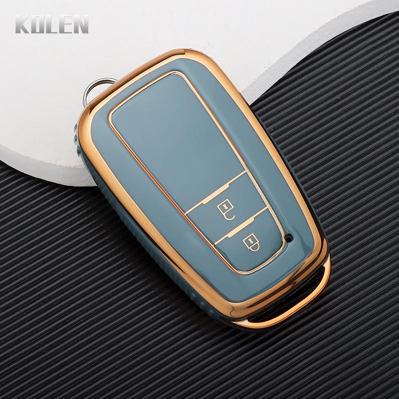 Fashion Tpu Auto Smart Key Fob Cover Case Housing Remote Fit For Toyota Corolla Prius Camry Chr C-Hr Rav4 Altis Land Cruiser Prado Keyless