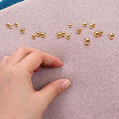 Nützliche rutschfeste handgefertigte DIY-Perlen verstreute Beflockungsmatte Perlenmatte Schmuck Perlenstickwerkzeug Schwammpad