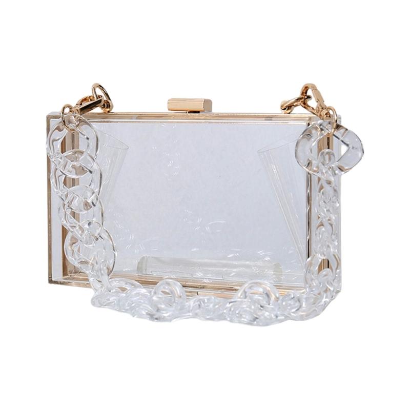 Stylish Transparent Box for Formal Occasions Fashionable and Durable Evening Bag Perfect for Parties and Weddings