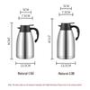 Stainless Steel Large Capacity Vacuum Insulated Hot Water Bottle with Steel Lid