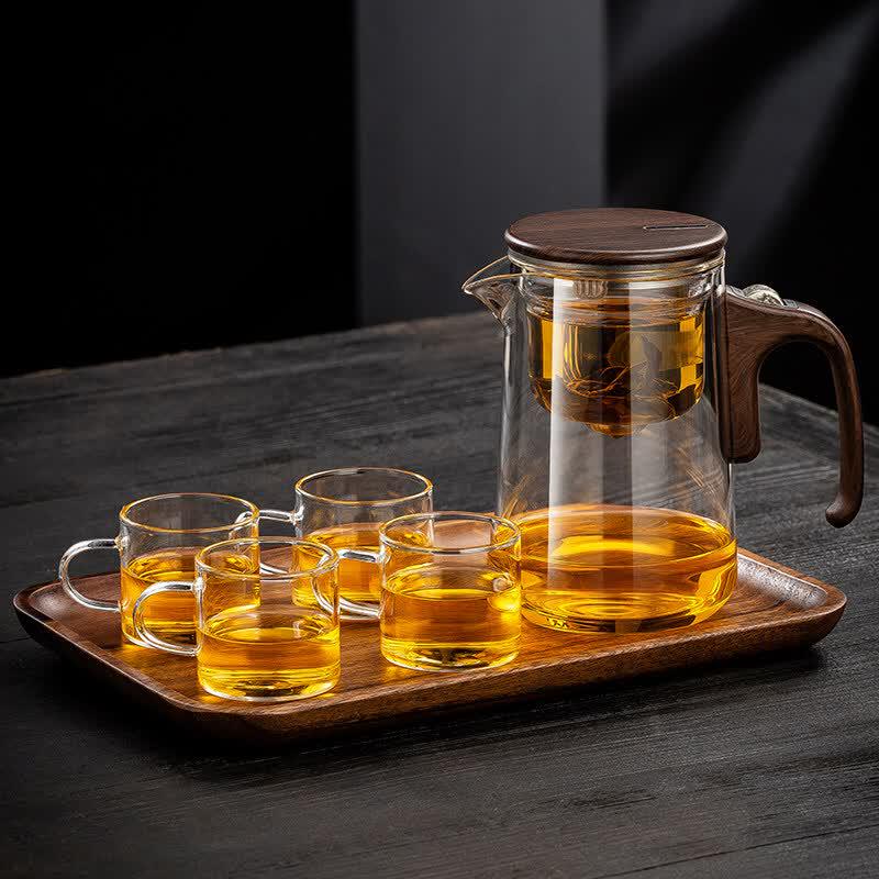 Youluo Magnetic Glass Tea Infuser Teapot Set