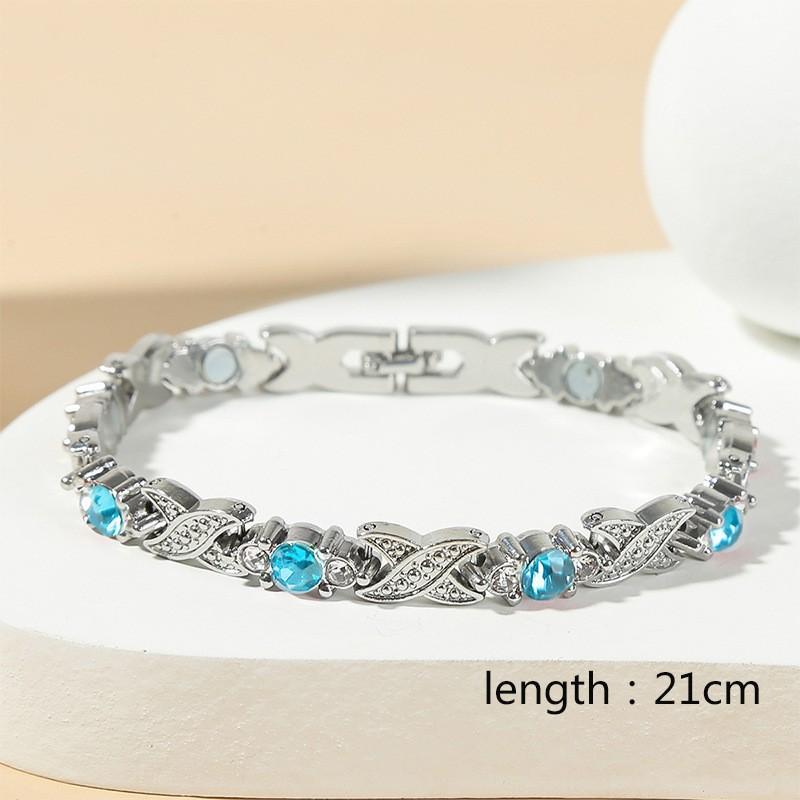 Orecchini Moda Magnete Bracciale Donna Oro Diamante Bracciale Magnetico Nicchia Tendenza Gioielli