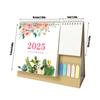 2025 Desk Calendar 2025 Monthly Floral Desktop Planner Calendar Multi-Purpose Calendar Decoration For Home Dormitory Work Area