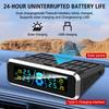 S13 Car Tire Pressure Monitoring System Auto Security Alarm Systems USB / Solar TPMS Digital LCD Display 0-6.0Bar