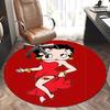 Tappetino Sedia Betty Boop - Tappeto Rotondo per Arredamento Casa, Uso Ufficio, Soggiorno