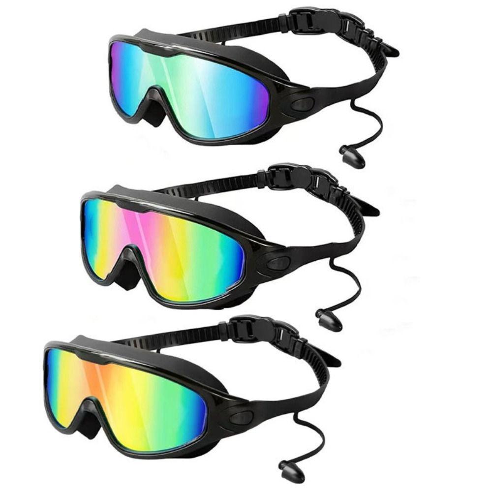 Anti-Fog Adult Swimming Glasses Coated Lens Electroplated Swim Glasses Youth