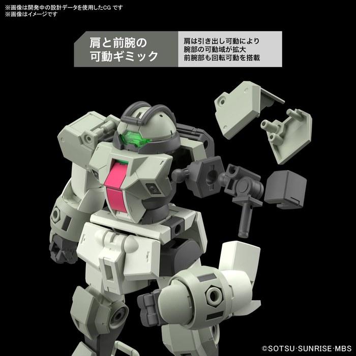 HG Mobile Suit Gundam: The Witch from Mercury Demitrainer 1/144 Scale Model Kit, Gray 5x30x19cm