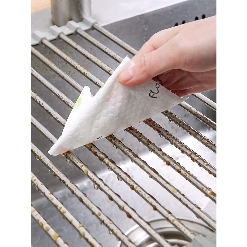 Roll Up Dish Drying Rack, Over The Sink Stainless Steel Multifunctional Dish Drain Rack, Portable Stainless Steel Rolling Rack, Sink Rack Mat