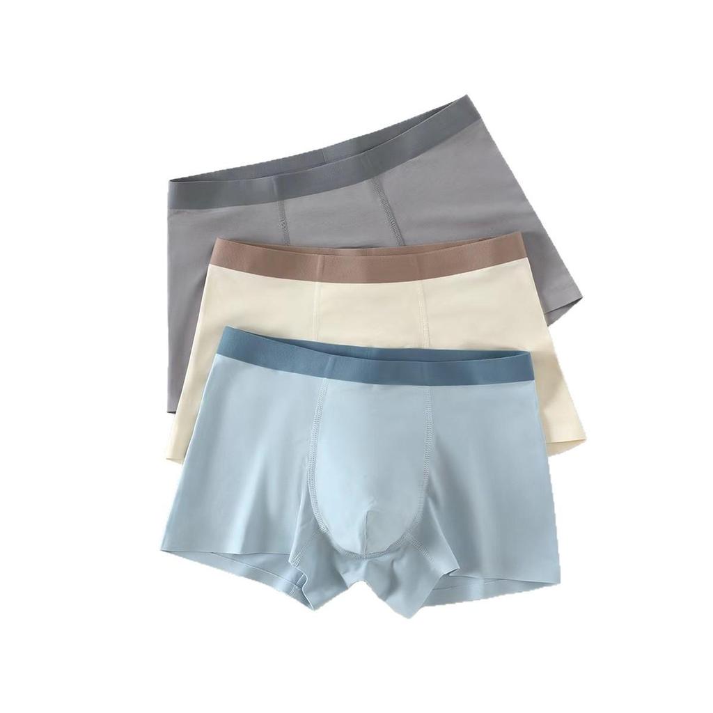 Teen Boys' Antibacterial Breathable Sports Boxer Briefs - Sweat-Wicking, Loose Fit, Development Period-Friendly, Plus Size Available