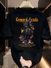 Unisexs Summer New Oversized Crew Neck Tee American Trend Cartoon Print Cool Ins Streetwear Tshirt