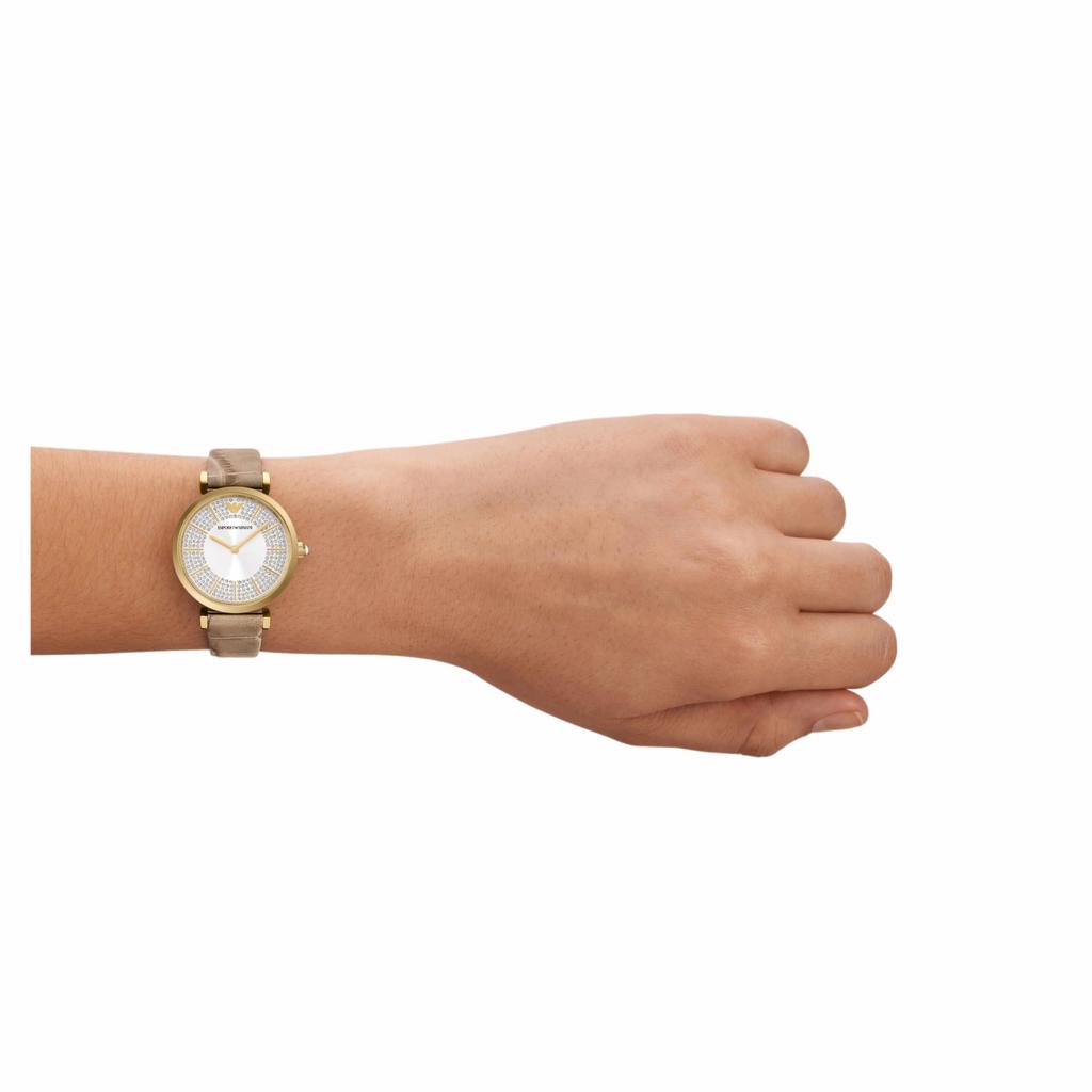 Emporio Armani Analog Leather Watch AR11518 Women's