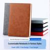 Color-Changing PU Business Notebook: Custom A5/B5 Notepad with Printable Logo for Meeting Minutes.