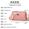 Bag New Embroidery Thread Love Satchel Fashion Trend Ladies Mom Shoulder Small Square Bag Oblique Span Bag