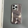 Fashion Gradient Water Ripple Pattern Phone Case For iPhone 17 16 15 14 13 Pro Max Satin IMD TPU Back Cover