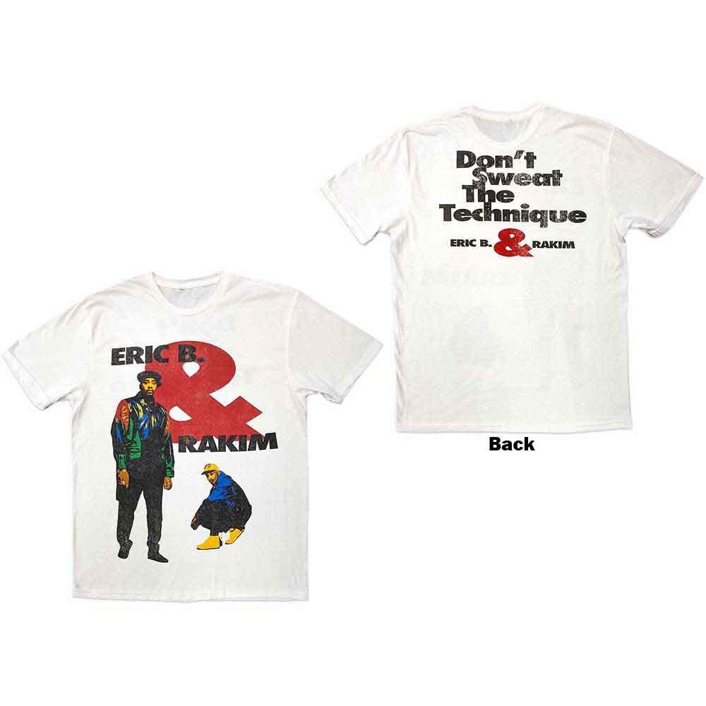 Eric B. Rakim Don t Sweat T-Shirt White New XXXXL