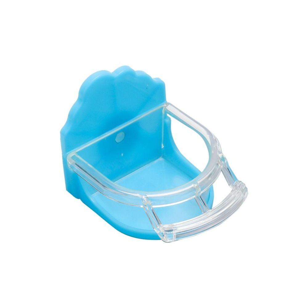 Transparent Cage Mount Bird Feeder Detachable Parrot Food Container For Parakeet Lovebird