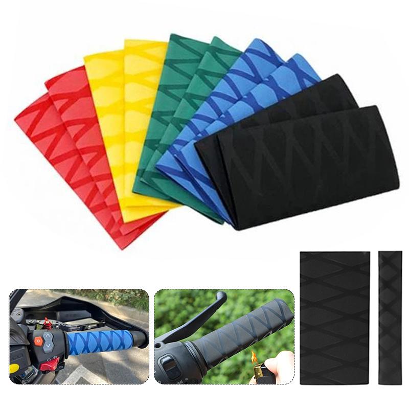 Non-slip Motorcycle Handle Cover Rubber Grip Glove Universal Heat Shrinkable Grip Cover Sleeve For BMW R1250GS R1200GS