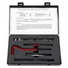 M7 X 1.0 Helicoil Thread Repair Kit Stainless Steel 25Pcs Thread Repair Kit Stainless Steel Twisted Drill Wrench Threaded Insert Tap Insertion Tool