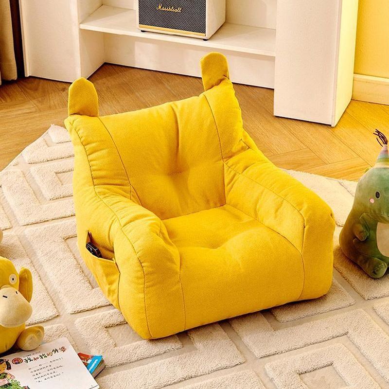Soft Small Sofa Chair Comfortable Ergonomic Living Room Lazy Sofa With Storage Bag Children'S Bear Sofa Chair For Boys And Girls