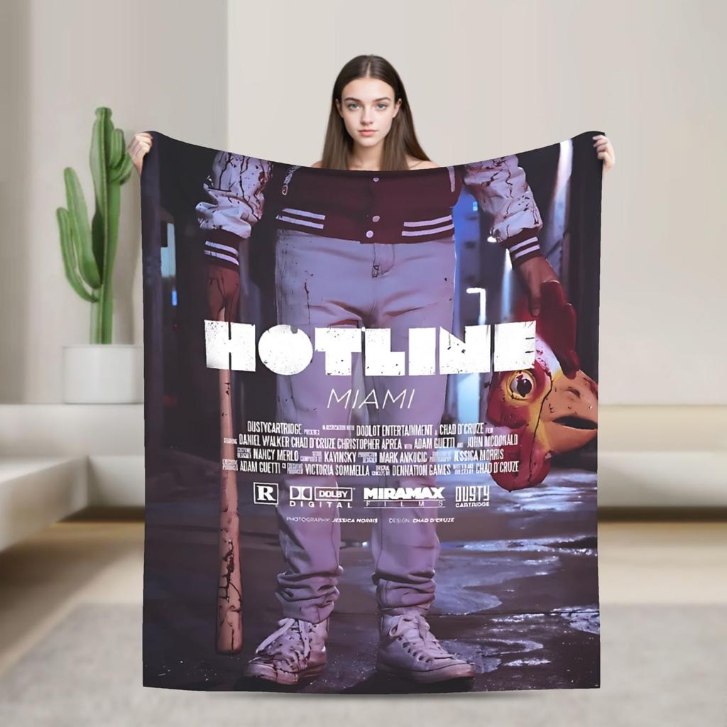 Invader Zim Movie Blanket  Soft Aesthetic Plush Throw Blanket For Bedroom Airplane Travel Flannel Bedspread Bed Cover