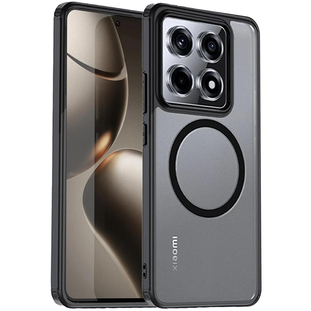 Case for Xiaomi 14T Pro, Fusion Hybrid, for MagSafe, Black
