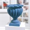 1:12 Vaso da Fiori Miniatura per Casa delle Bambole Colonna Romana Mini Colonna di Fiori Vasi da Fiori Giardino Esterno Piante in Vaso Modello Decor Giocattolo