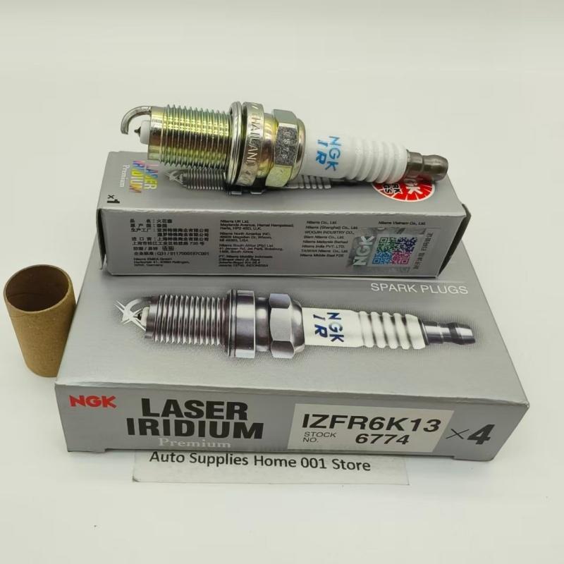 4/6Pcs Original IZFR6K13 6774 Brand New Laser Iridium Platinum Spark Plug For Honda Fit2004-2014CITY 2006-2015 CRIDERs1 1.5L