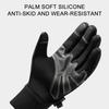 Gobygo Winter Windproof Gloves Waterproof Thickened Cycling Gloves Warm Anti-Slip Touch Screen Outdoor Sports Running Men Women
