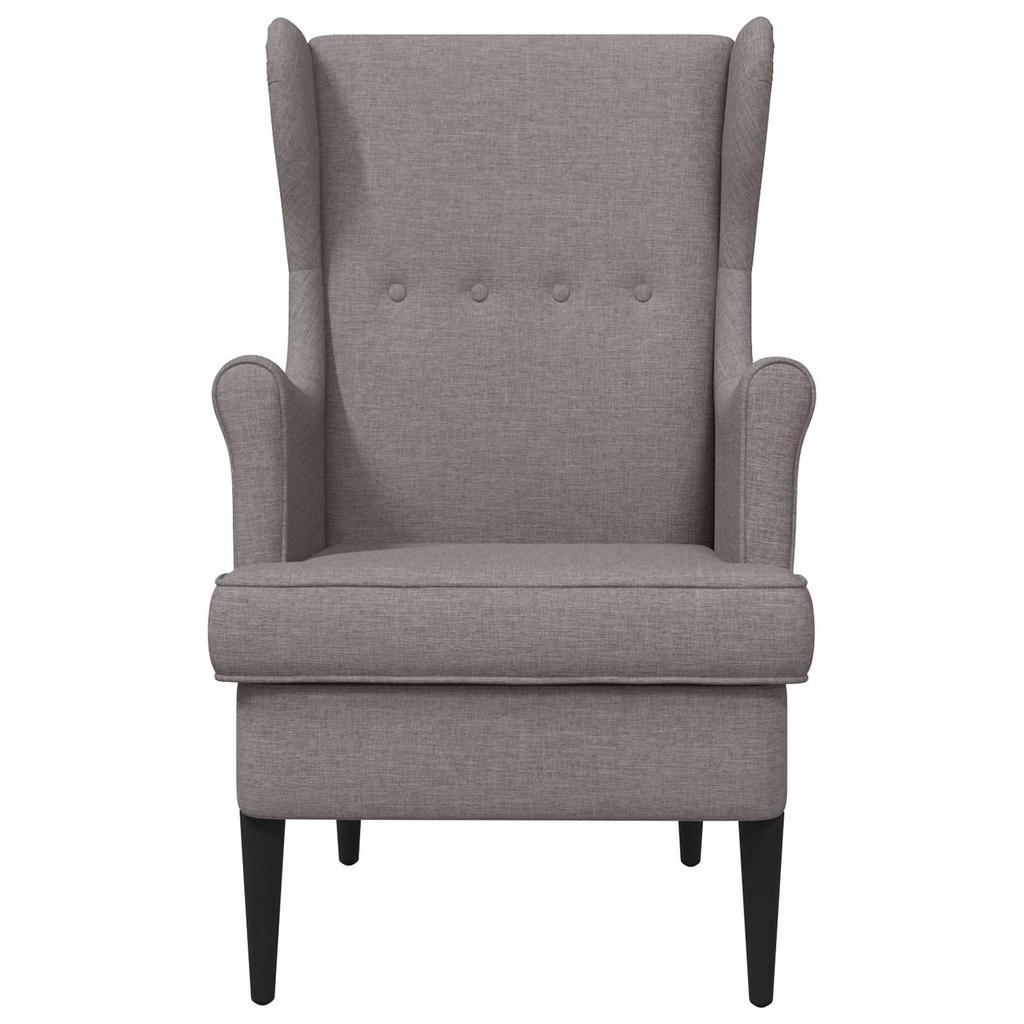 Armchair Taupe Fabric