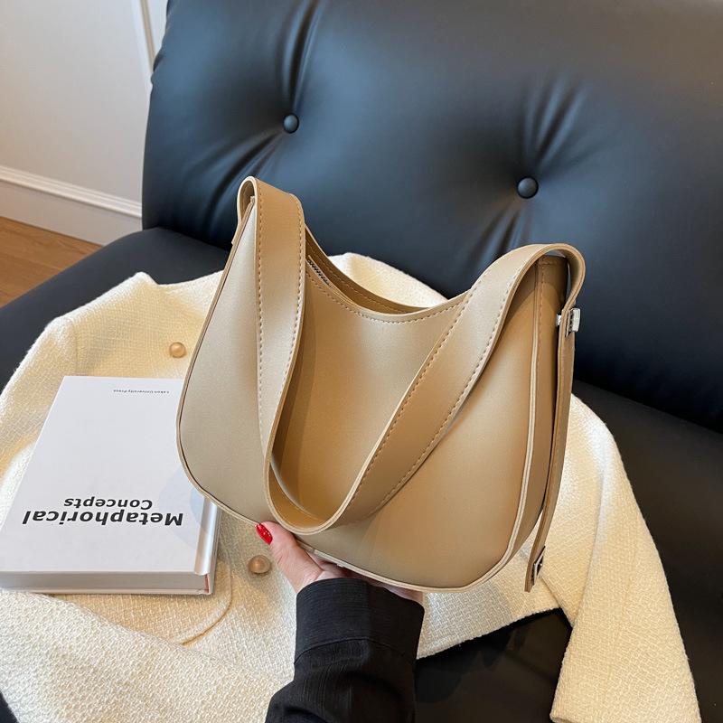 Bags Sense Women's 2023 Autumn Trendy Underarm Shoulder Bag with Bias Lock and Large Capacity