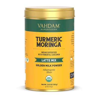 Zerdeçal ve Moringa Latte Karışımı (100 gram), Zerdeçal Moringa Latte Karışımı, VAHDAM