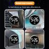 Fashionable Car LED Clock Touch-Control Dashboard Watch with LED Display Light for Fridge RV Classroom Travel Vehicle