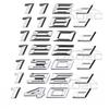Emblema Letra Porta-Malas ABS Carro Adesivo Para BMW Série 1 116d 118d 120d 125d 130d 135d 140d E81 E82 E87 E88 F20 F21