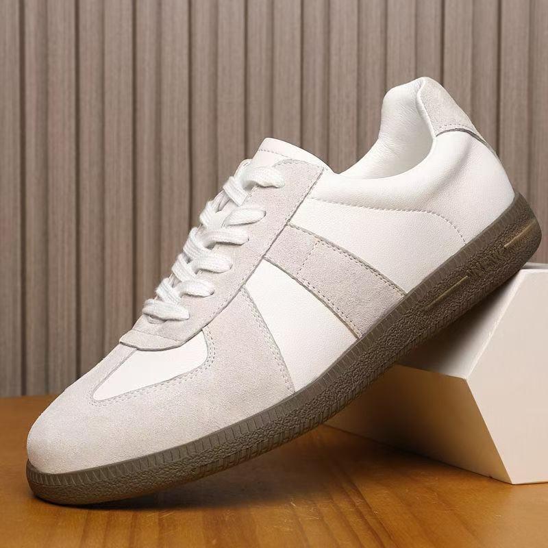Comfortable Soft-soled Casual Single Shoes Men's New Lace-up Low-top Dexun Shoes Men's