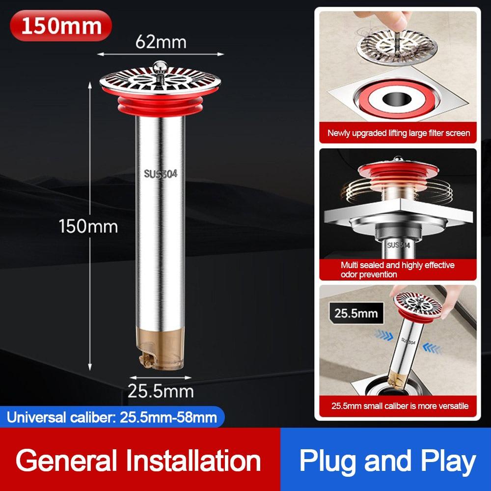 Insect Proof Removable Seal Stopper Easy Install Basin Drain Filter  Water Drain Supplies